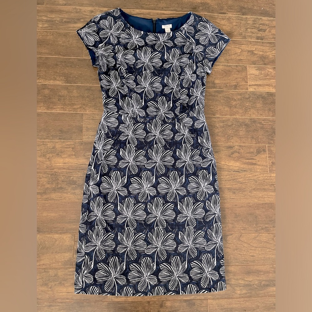 JCrew cotton sheath dress